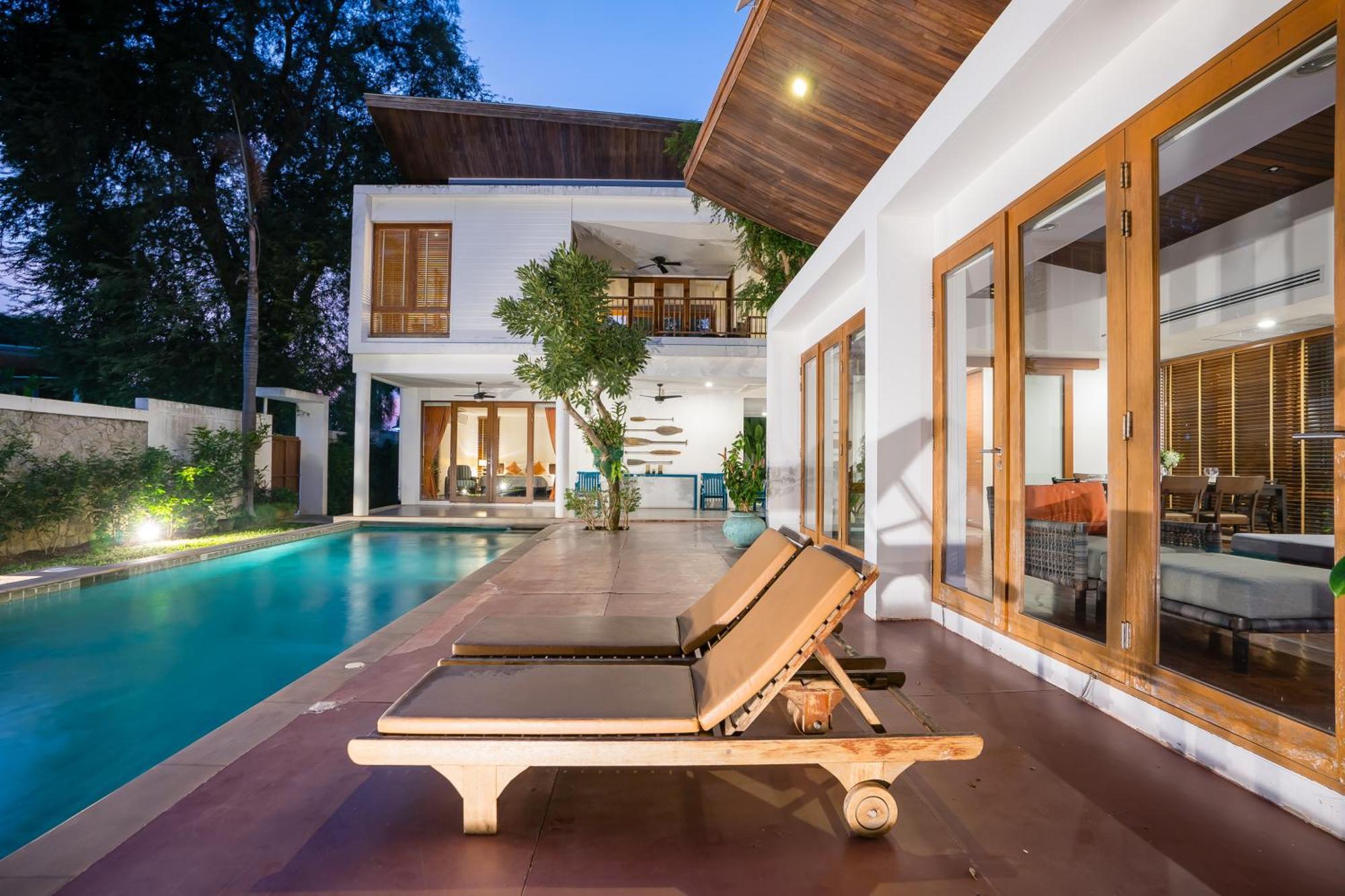 Pranaluxe 3 Bedroom Pool Villa Ban Pak Nam Pran Exterior photo