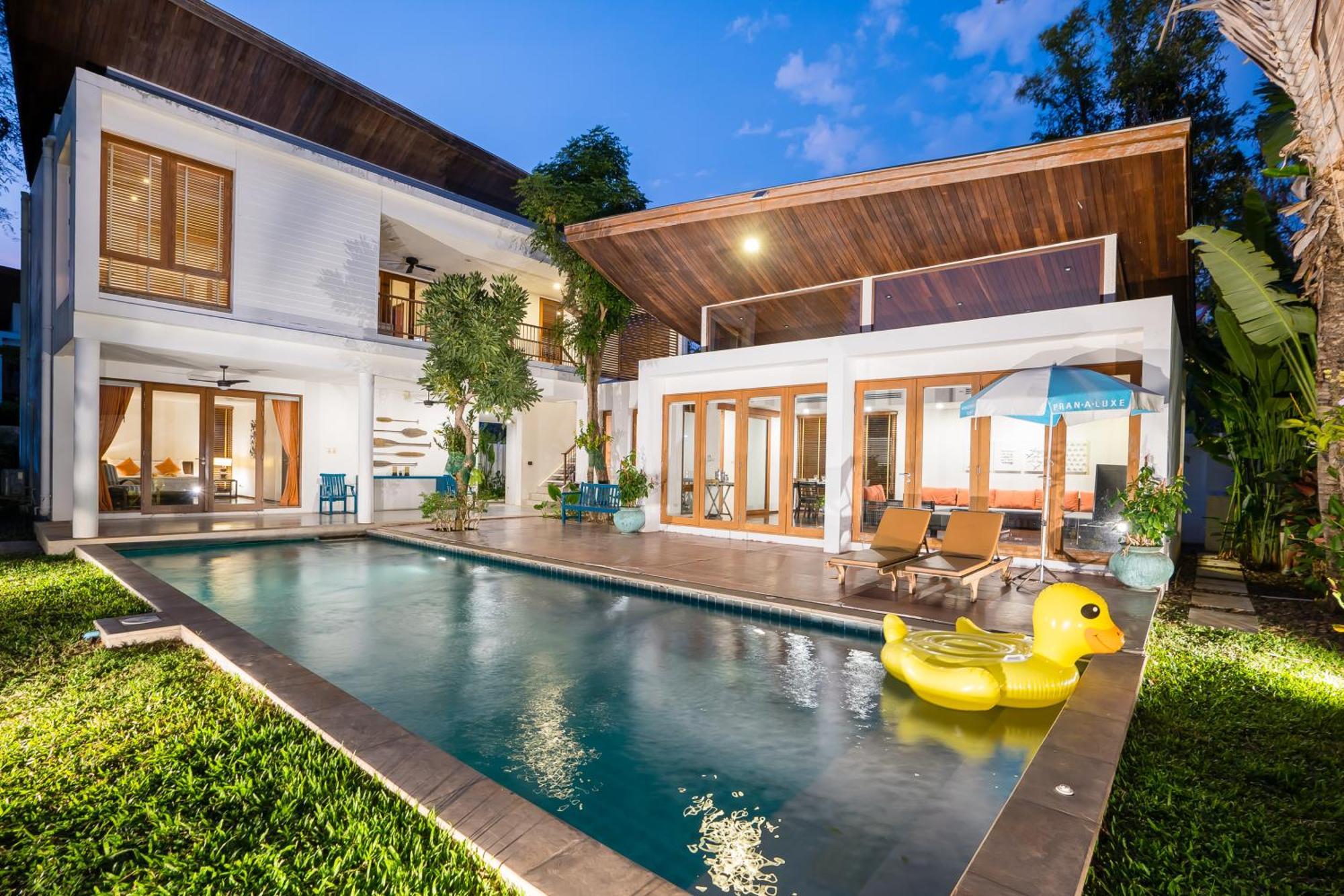 Pranaluxe 3 Bedroom Pool Villa Ban Pak Nam Pran Exterior photo