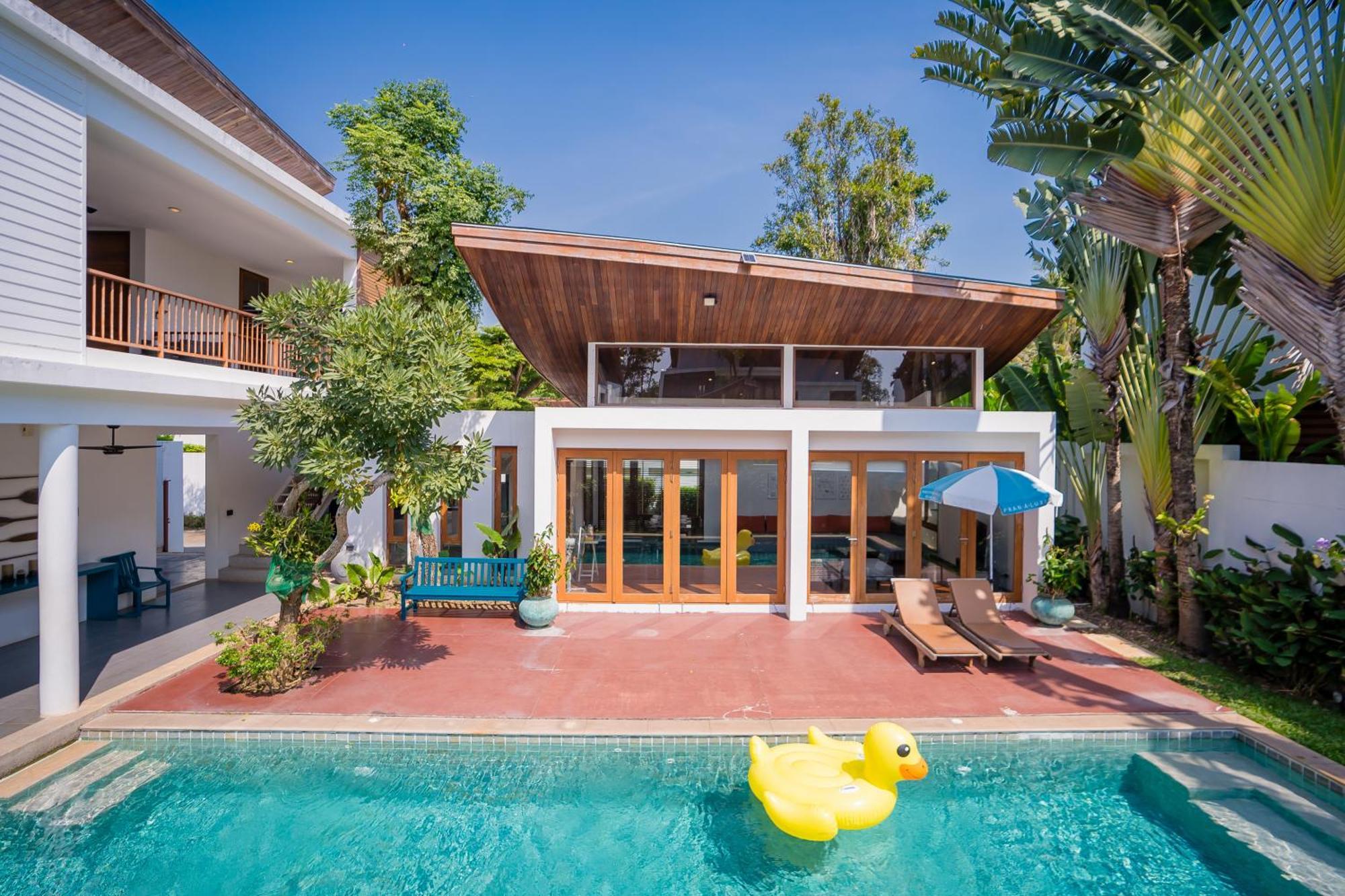 Pranaluxe 3 Bedroom Pool Villa Ban Pak Nam Pran Exterior photo
